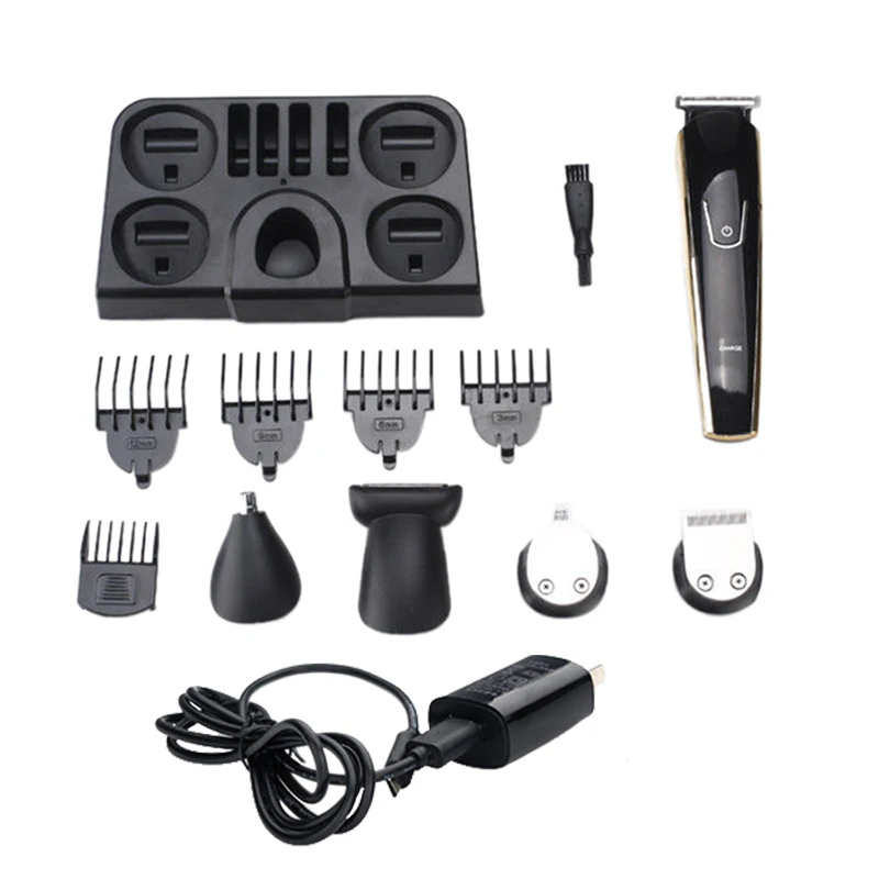 

SHINON 5 In 1 Men'S Precision Hair Trimmer Hair Clipper Shaver Body Groomer Beard Stubble Trimer Face Shaving Machine Head Tri