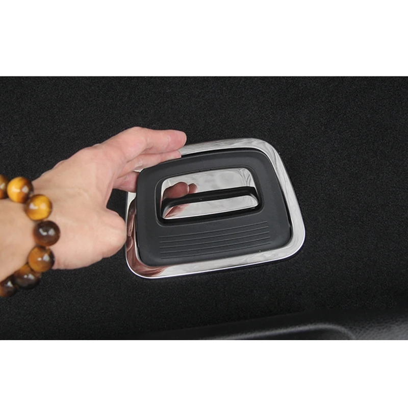 

for Mercedes-Benz CLS Class 2011-2016 & ML Class W166 2012-2015 &GL Class X166 13-16 2x Steel Rear Trunk Open Handle Cover Trim