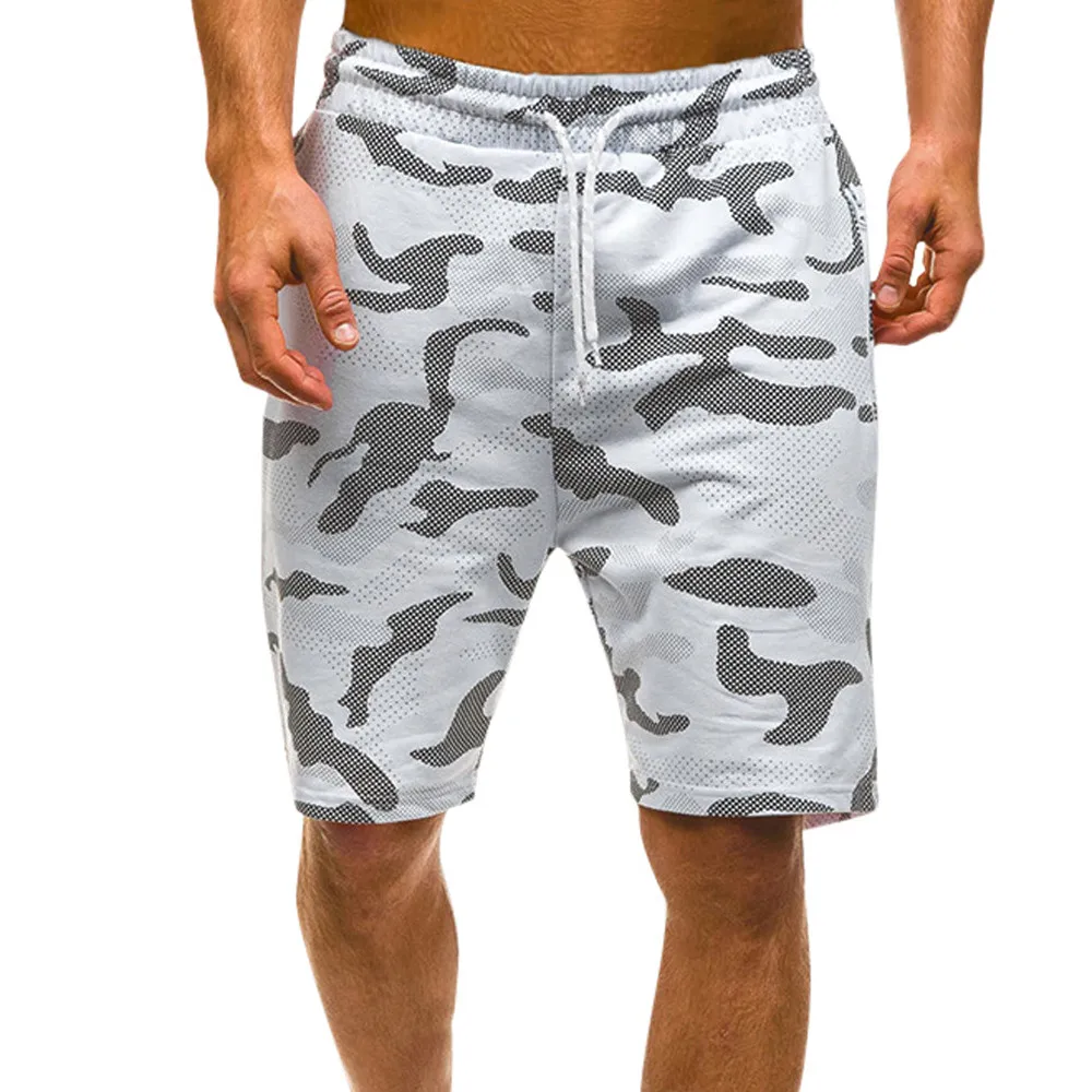 Cheap SHUJIN 2020 New Men Camouflage Shorts Casual Male Hot Sale Military Cargo Shorts Knee Length Mens Summer Short Pants Homme