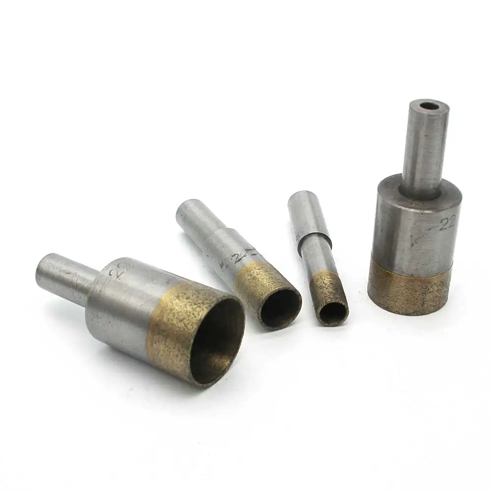 5pcs Sintered diamond hole saw steel body drill bit for glass and agate total Length 50mm Diameter 60~78mm glass tool zt004