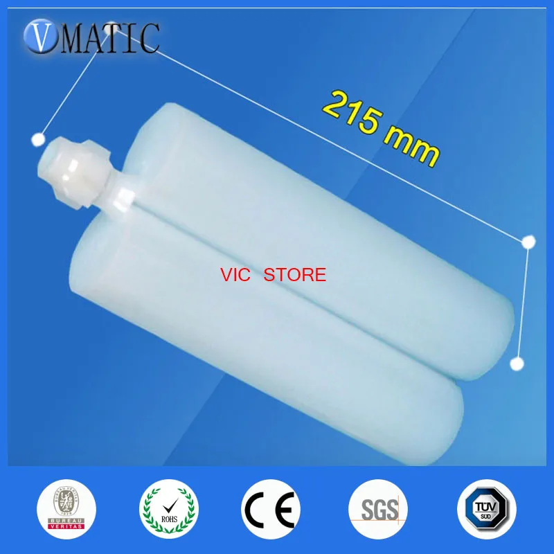 

Free Shipping Two Component Cartridge 1:1 For 600ml 600cc Plastic Dispensing Gun Cartridge