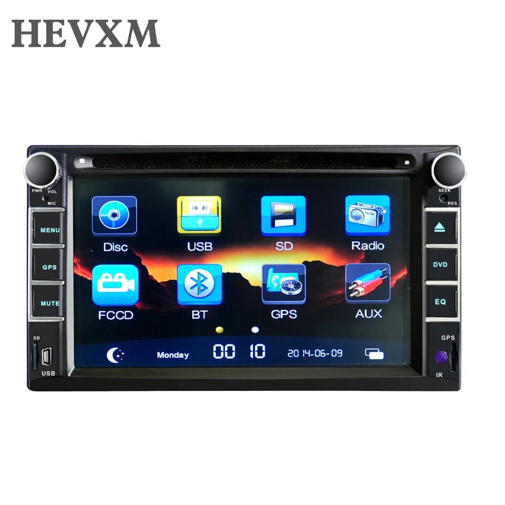8815 6 2-дюймовый сенсорный экран 2Din 12V GPS оборудование навигация Bluetooth Handsfree DVD плеер