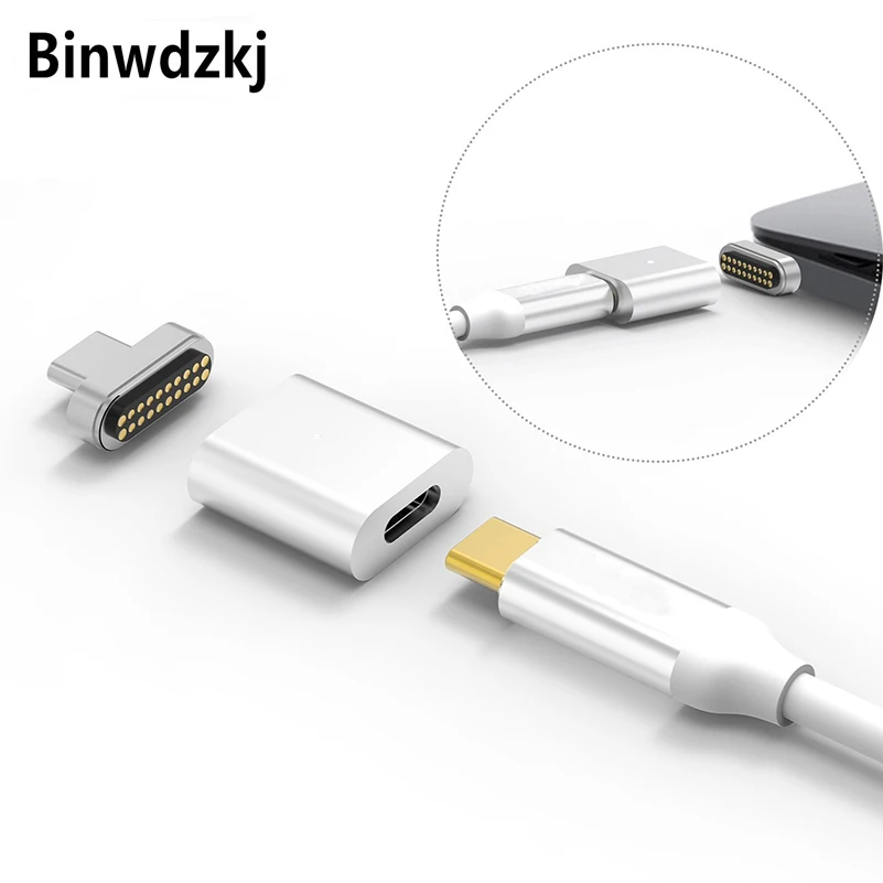 Магнитный адаптер для Macbook Pro Samsung S8 S9 20 PIN Type C с магнитом быстрой зарядки кабель