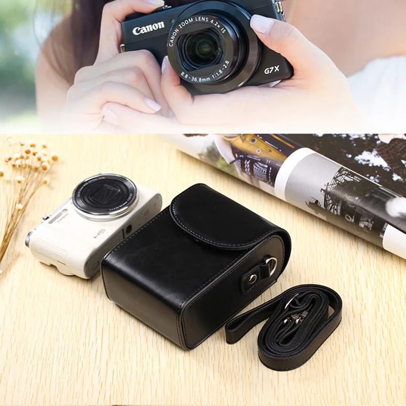 Чехол из искусственной кожи для камеры Panasonic TZ110 TZ100 TZ90 TZ80 TZ70 ZS50 ZS70 TZ85 TZ57 ZS20 ZS15 ZS35 ZS60