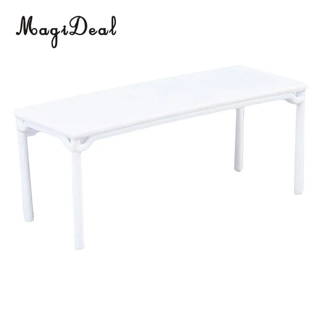 MagiDeal 1/25 DIY China Style Assembly Furniture Table Desk Model for Miniature Scenery Building Layout Decor Display Toy