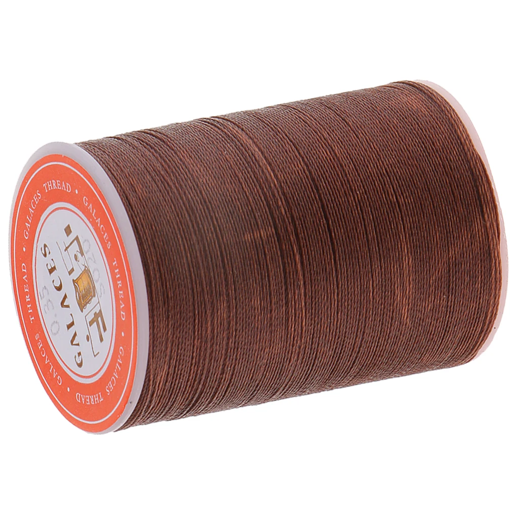 4 Pieces 300 Meters 0.35mm Leather Sewing Waxed Wax Thread Hand DIY Stitching Cord Crafts