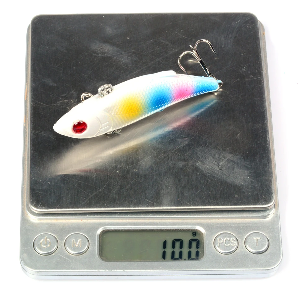 1 шт., жесткая приманка для рыбалки VIB 8 см/10 г, 3D глаза, воблер, тонущий широкий профиль, жесткая приманка