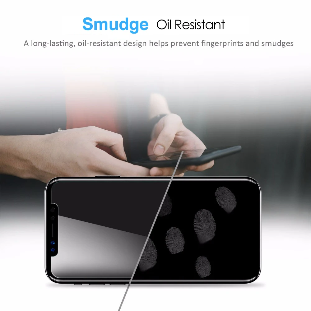 2PCS-ICHECKEY-Screen-Protector-for-Apple-iPhone-X-Ultra-Clear-2-66mm-Transparent-Reinforced-Curved-Coverage