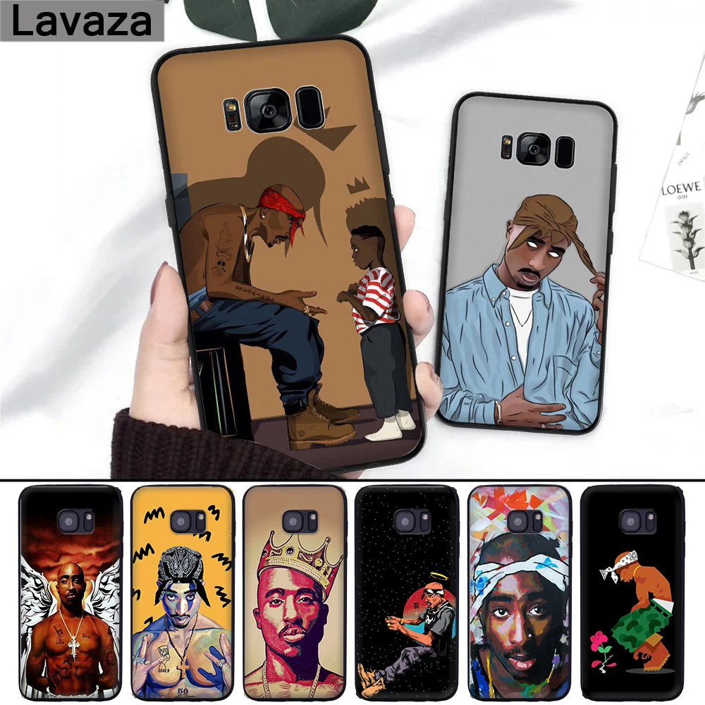 

Lavaza 2Pac Tupac Shakur Super Deal Silicone Case for Samsung S6 Edge S7 S8 Plus S9 S10 S10e Note 8 9
