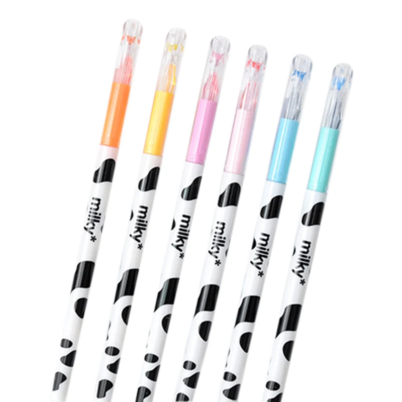 

1 Set of 10pcs Colors Gel Pastel Pencils DIY Pens For Kids Students Drawing Writing