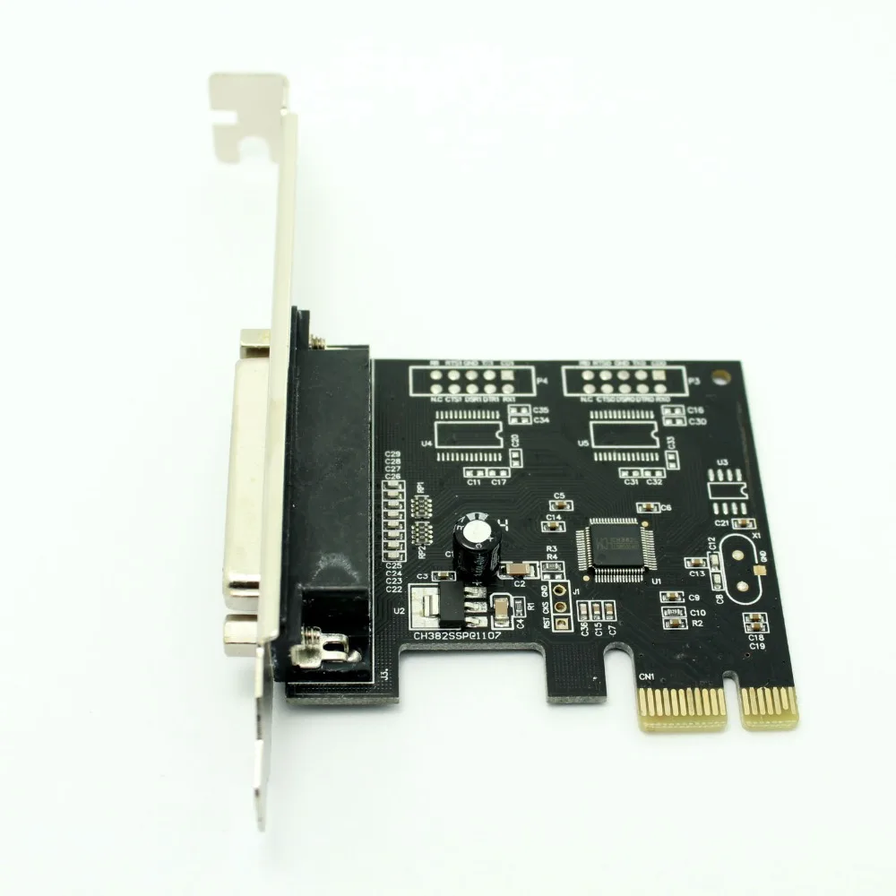Free shipping WCH382L PCIe1x Printer/Parallel Port Card 1 Lane PCI