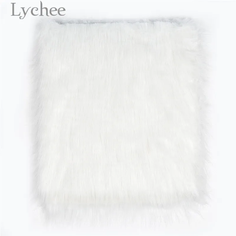 Lychee Life, 50 см x 175 см, плюшевая игрушка, ткань высокого качества, длинные волосы, искусственный мех, ткань, ручная работа, материалы для одежды - Цвет: 4