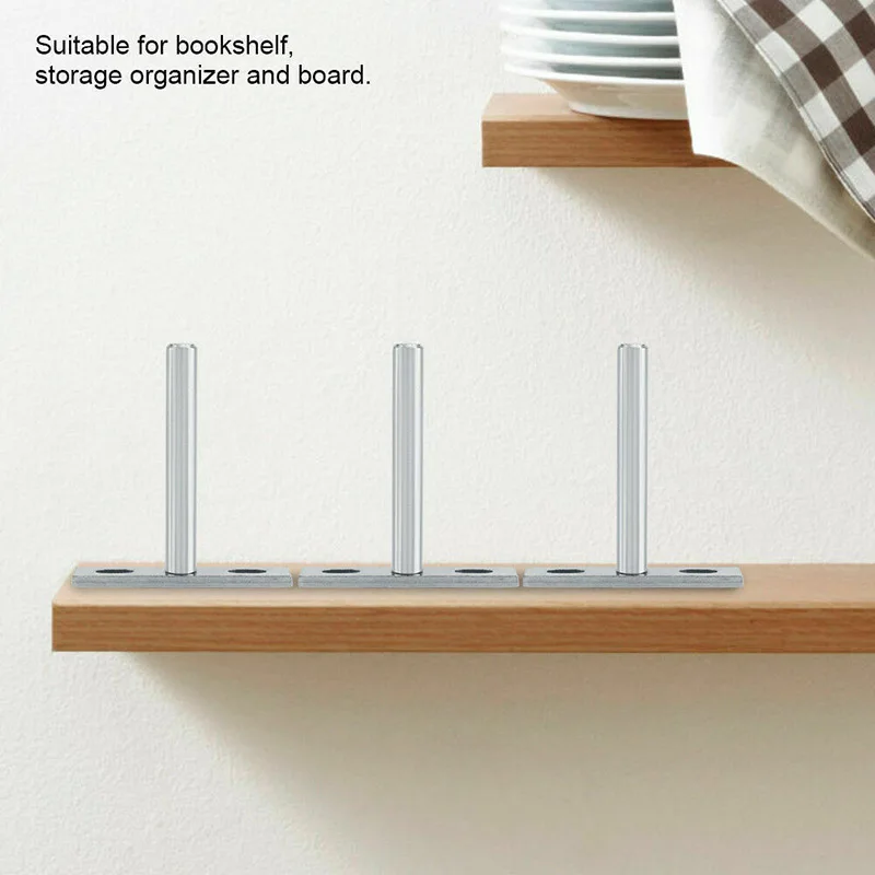 Home Concealed Floating Wall Shelf Support Stainless Steel Bracket