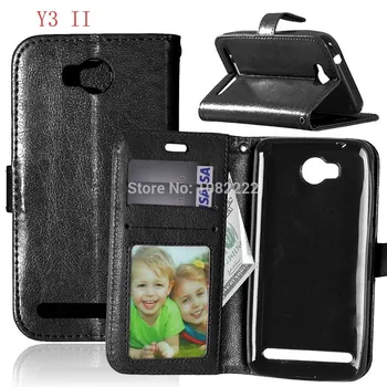 

100pcs/lot arrivels Luxury PU Leather Wallet Case For Huawei Y3 II Y5 II Y6 II P8 Lite 2017 P10 Lite P10 Plus Y6 Pro