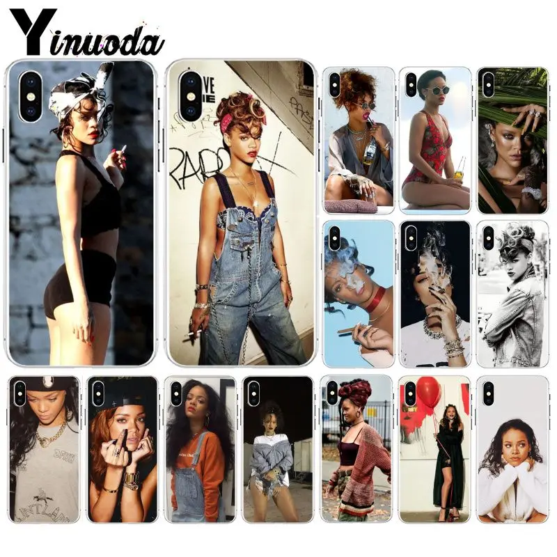 

Yinuoda Rihana DIY Luxury High-end Protector Case for iPhone X XS MAX 6 6S 7 7plus 8 8Plus 5 5S XR