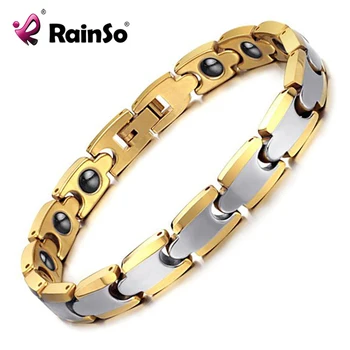 

Fashion Jewelry Good For Health Bangle Brand Rose Gold Bracelet With Energy magnet bracelets & bangles For Men/Women JEW01329