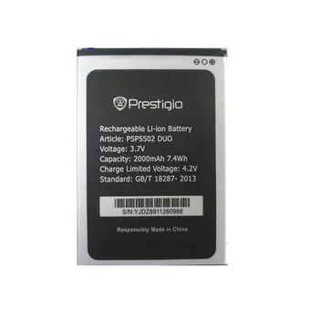 

10PCS/lot WISECOCO NEW 2000mAh Battery For Prestigio Muze A5 PSP5502 DUO PSP 5502 Cellphone Bateria+Tracking Number