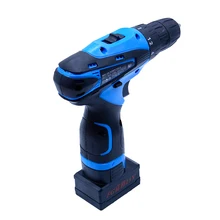 Brand 25V Cordless electric drill bit with 1pcs rechargeable Lithium Battery electric screwdriver power tool + 27pcs accessories