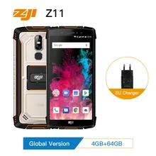 HOMTOM ZJI ZOJI Z11 IP68 防水防塵 10000 2600mah のスマートフォン 4 ギガバイト 64 ギガバイトオクタコア携帯電話 5.99" 顔 Id 4 グラム携帯電(China)