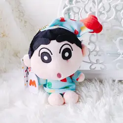15 см мультфильм hello kitty плюшевые куклы KT Crayon Shin-chan фигурки сумки кулон брелок для девочек Подарки
