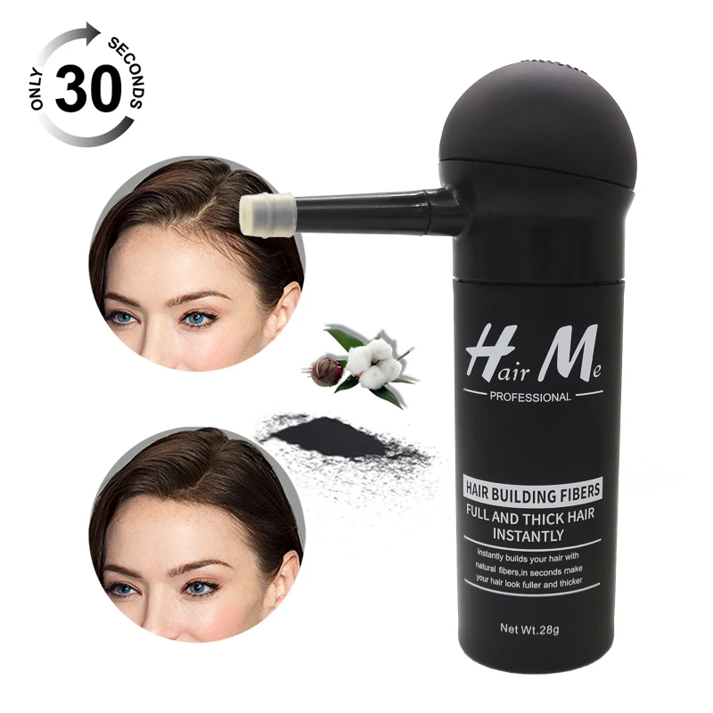 HAIR ME лучше, чем Top Hair Pik строительные волокна хлопок натуральные растительные кератиновые волосы волокна 28 г+ насос+ расческа Красота Инструменты для волос