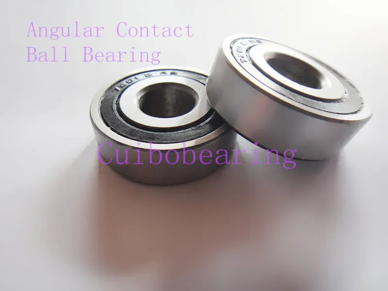 

Free shipping 10pcs 7200B 2RS angular contact ball bearing 7200 size:10X30X9mm
