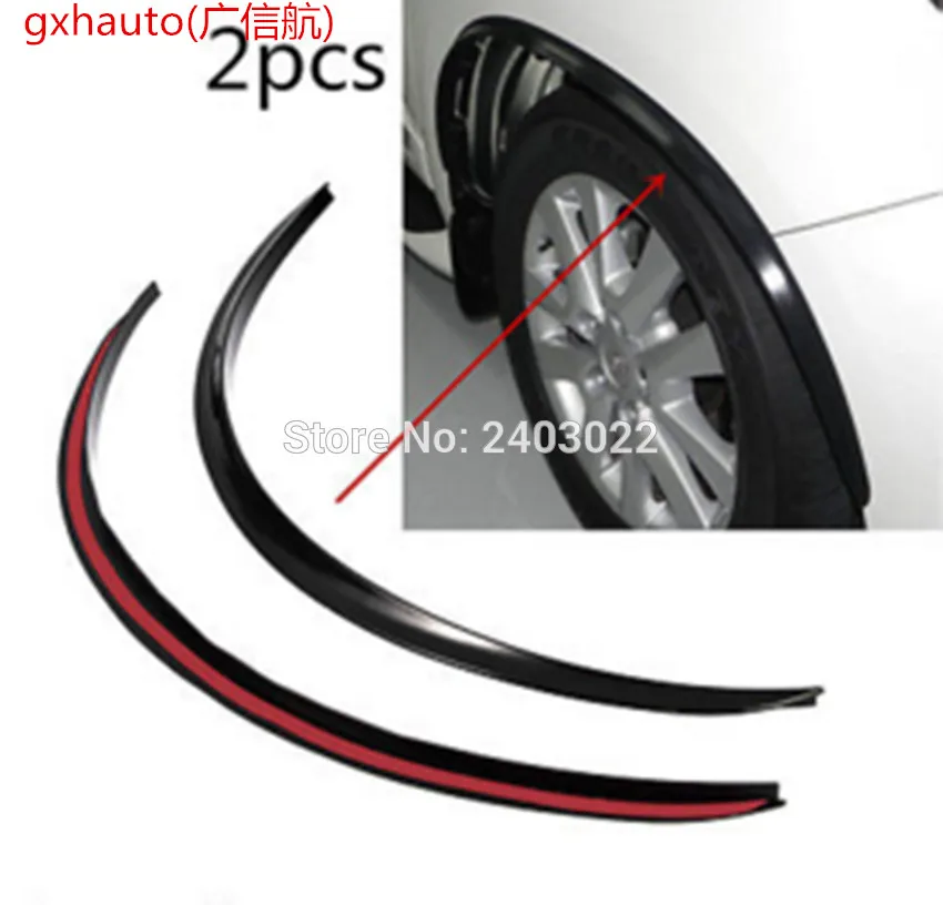 1Pair Fender Flares Arch Wheel Eyebrows Protect Anti Scratch For Honda