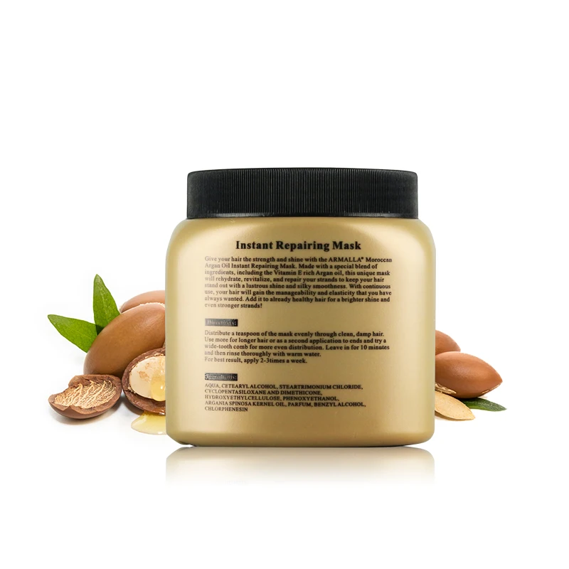 Newest Best Selling Armalla 500ml Moroccan Hair Mask Best Dry