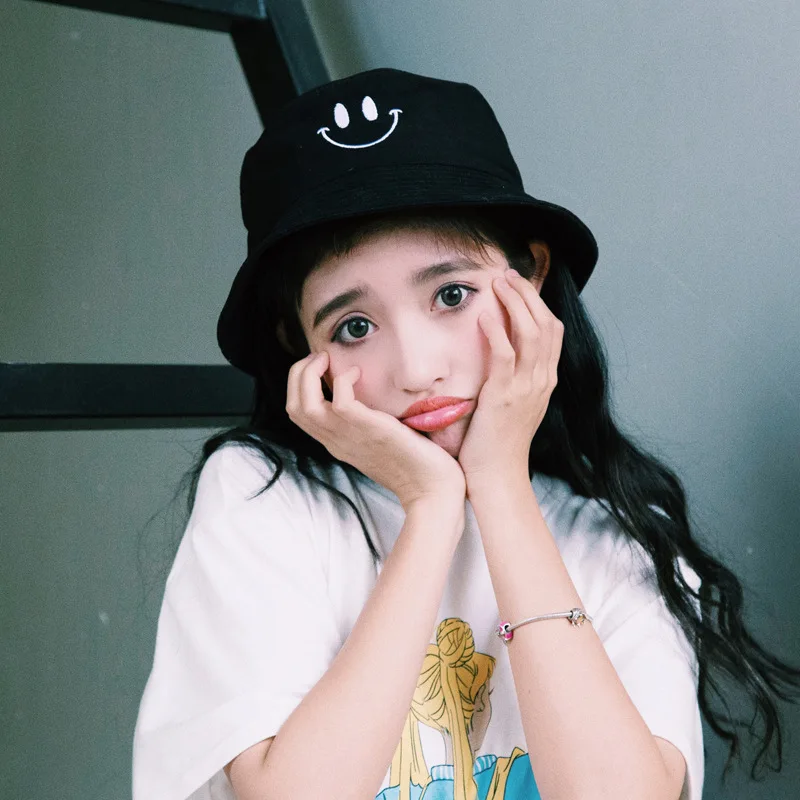 مبتسم كاب الرياضة المشي المتناثرة Gorro للطي دلو صيد البرتقال الوردي الصيف الربيع أنيقة التطريز النساء كاب مع ابتسامة مبتسم كاب الرياضة المشي المتناثرة Gorro للطي دلو صيد البرتقال الوردي الصيف الربيع أنيقة التطريز النساء كاب مع ابتسامة