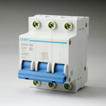 

1 x DZ47-60 C25 AC230/400V 3P 25A Rated Current 3 Pole Miniature Circuit Breaker