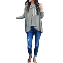 Негабаритная Толстовка Женская толстовка с бантом и длинным рукавом Пуловеры Топы Блузка abrigos mujer invierno