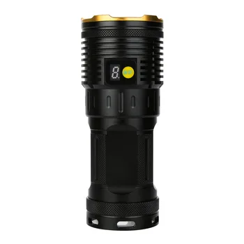 

50000LM 15 x XM-L T6 LED Power Digital Display Hunting bicycle hligt HOT AUGUST18