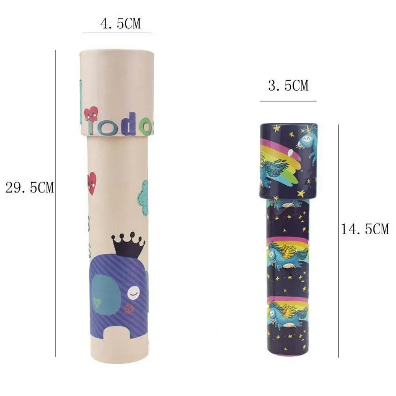 Классические игрушки калейдоскоп вращающаяся Волшебная цветная игрушка в мире для детей аутизм детская игрушка-Паззл подарок случайного цвета размер S L