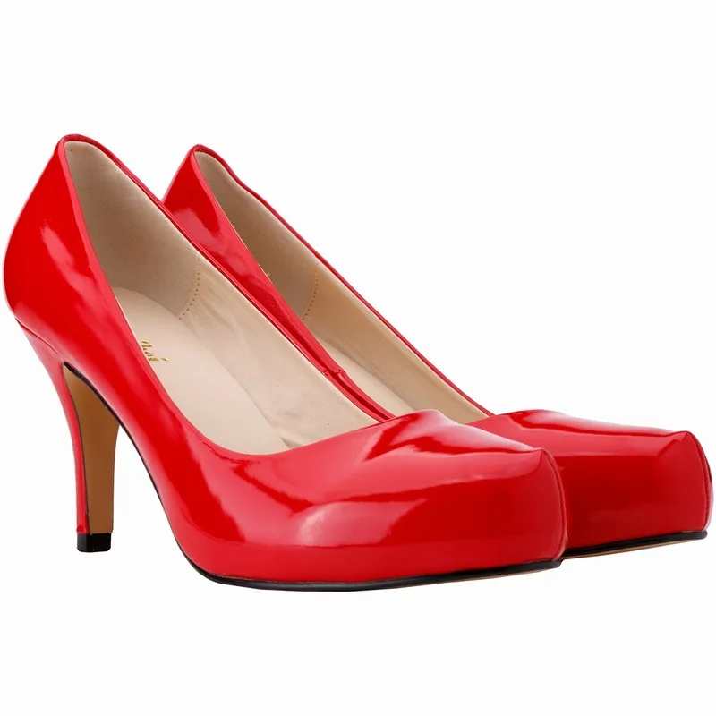 Women Pumps Fashion Pointed Toe 8cm High Heels Shoes New Platform Ladies Thin High Heels Shoes for Woman Red Court Party Shoes enmayda platform pumps ladies sexy high heels fashion red bottom women pumps pointed toe slingback thin heels women dress shoes