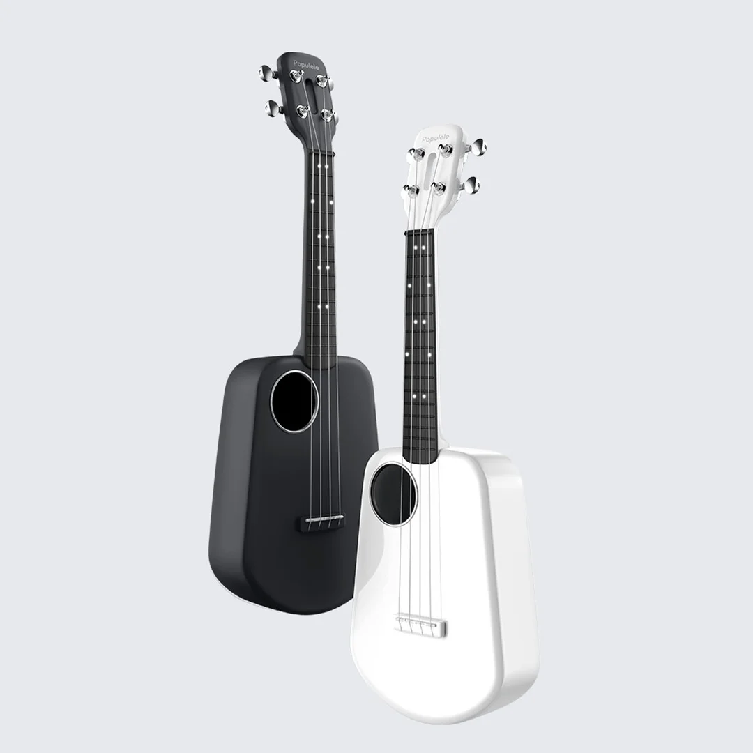 Xiaomi Mijia Populele 2 светодиодный смарт укулеле акустическая электрическая гитара приложение телефон сопрано укулеле для начинающих детей
