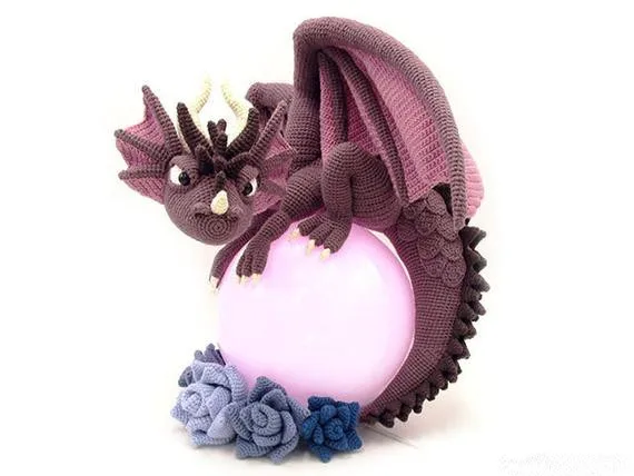 Crochê Brinquedos Amigurumi Dragão Modelo Número B01 3 High Quality Brinquedos e hobbies