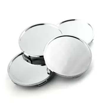 

LumiParty 4pcs Silver 63mm Diameter Wheel Center Hub Cap Cover Guard for Car Auto Wheel Dust-proof emblem auto accessories r30