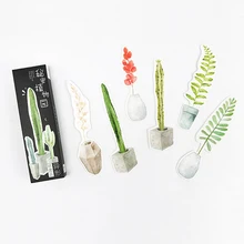 30 шт./кор. секретные ботанские садовые подарочные закладки маркер канцелярские принадлежности подарок реалистичные Kawaii мультфильм закладки для офиса школьные поставки