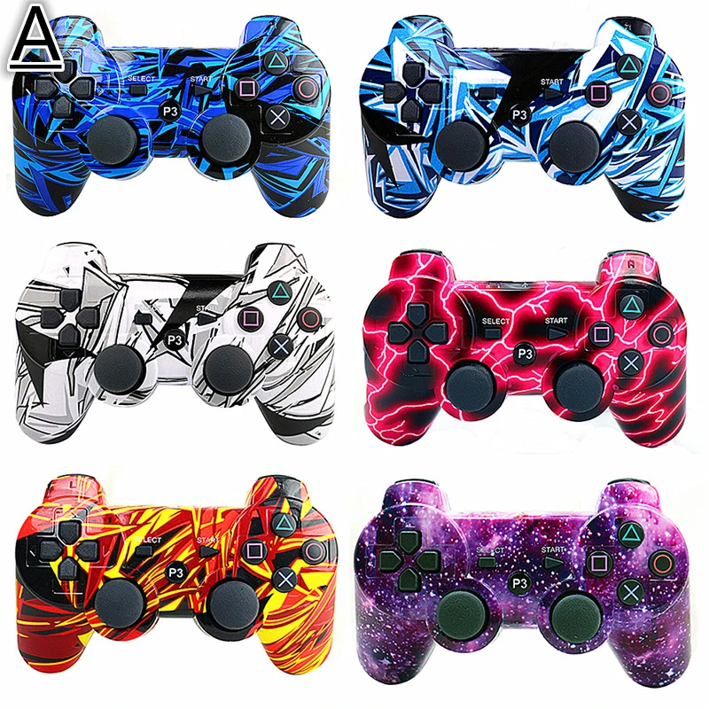 

Wireless Bluetooth Gamepad Joystick Controller SIXAXIS For PS3 Controller Bluetooth Double Vibration GTA5 Pro Evolution Soccer