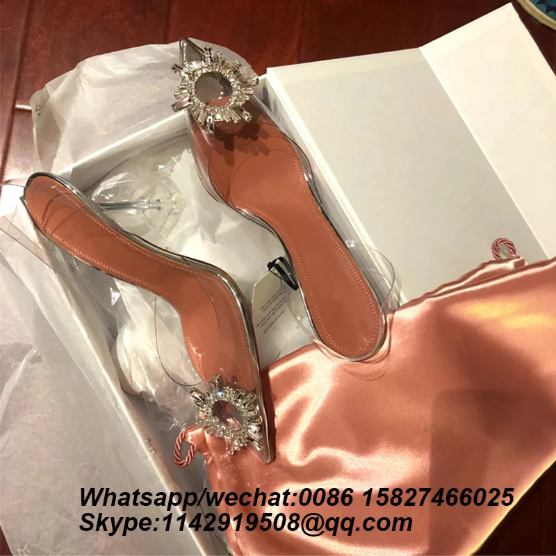 Г., популярные женские летние сандалии с цветочным рисунком Милая женская обувь из прозрачного ПВХ с острым носком г., женские сандалии на высоком каблуке, Sandalias Transparente