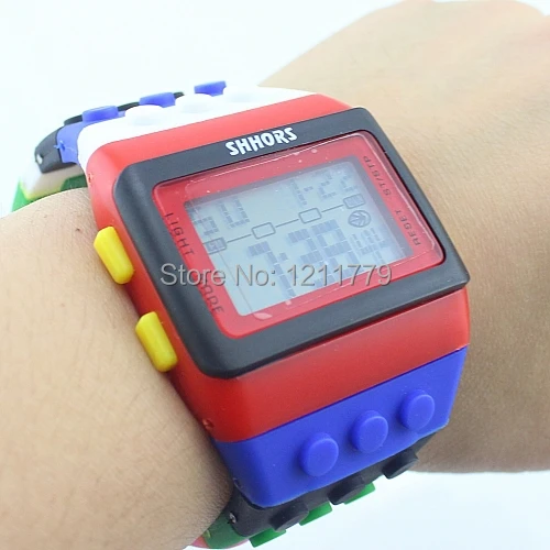 minecraft digital wrist watch
