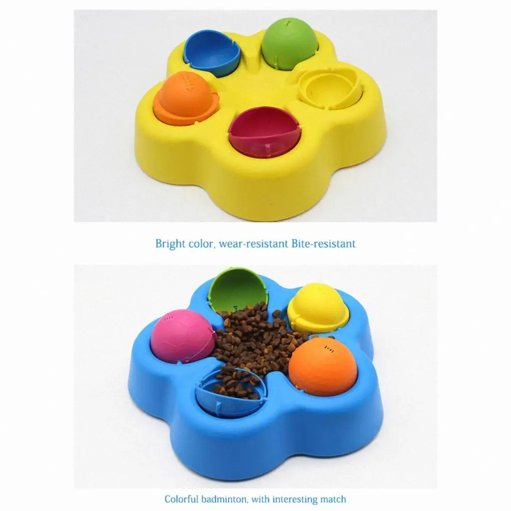 Cat Puzzle Food & Games Rotary Disk Toy with 5 Hemispheres, Pet Cat Educational Toys Cat Puzzle Food & Games Rotary Disk Toy with 5 Hemispheres, Pet Cat Educational Toys