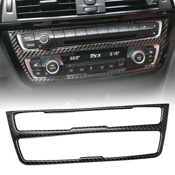 

Carbon Fiber Air Conditioning CD Control Panel Sticker Decor Trim For BMW 3 3GT Series F30 F34 Car Stying New Car Interior Trim