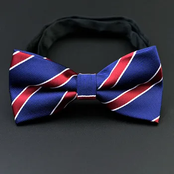 

lim Neck Ties For Men Skinny Woven Designer Men's Butterfly Cravat bowtie Wedding commercial bow ties Cravats AccessoriesY419