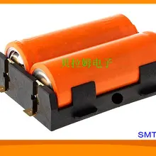 26650 держатель батареи сиденье SMT26650 батарейный блок 26650 позолоченный патч-аккумулятор коробка SMD SMT 2
