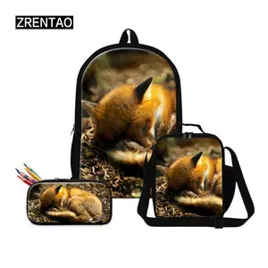 fox schoolbag