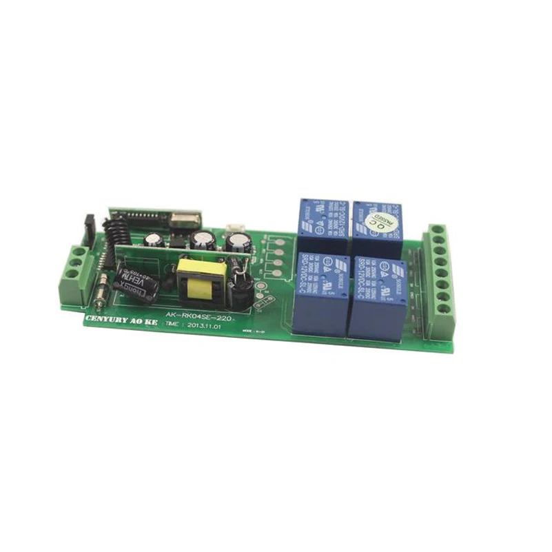 Sleeplion AC 85V~ 250V 110V 220V RF 4 CH беспроводной пульт дистанционного управления с широким напряжением приемник 3 передатчика 315 MHz/433 MHz