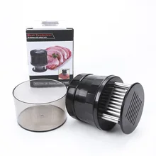 Горячие кухонные инструменты из нержавеющей стали, мясо для стейка, 56 игл, Сосновая игла, нежная игла для мяса, ломаное ребро, свободное мясо AB354