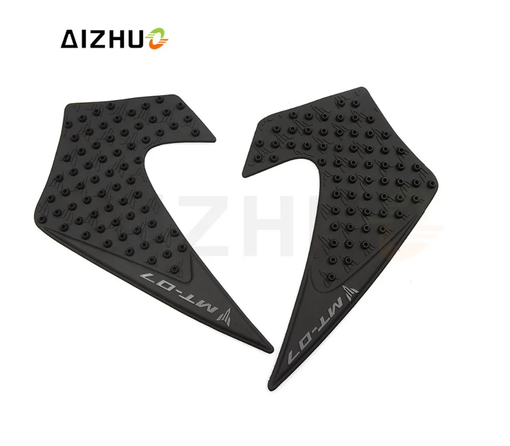 motorcycle Accessory Rubber oil tank Sticker anti slip moto gas tank stickers protector pad FOR Yamaha MT07 MT-07 2013 2014-2016