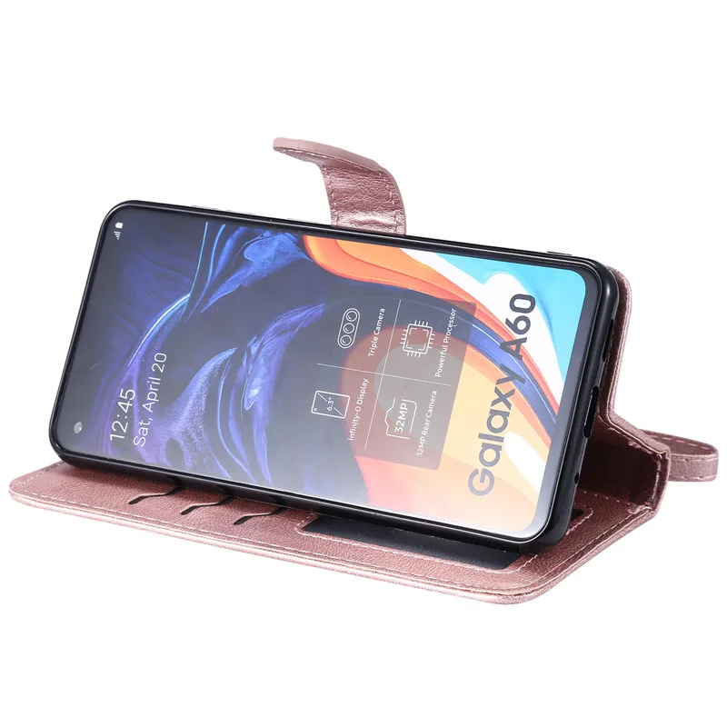 Для samsung galaxy A20 A30 A40 A50 A60 A70 SM-A606F A205 A6060 чехол Роскошный кожаный кошелек флип-чехол 2 в 1 чехол для телефона Капа Coque